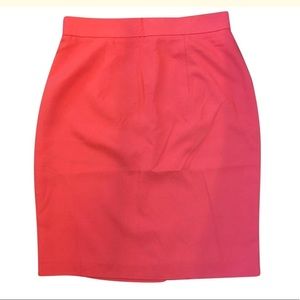 NWT High-end Designer Coral Lined Pencil Skirt